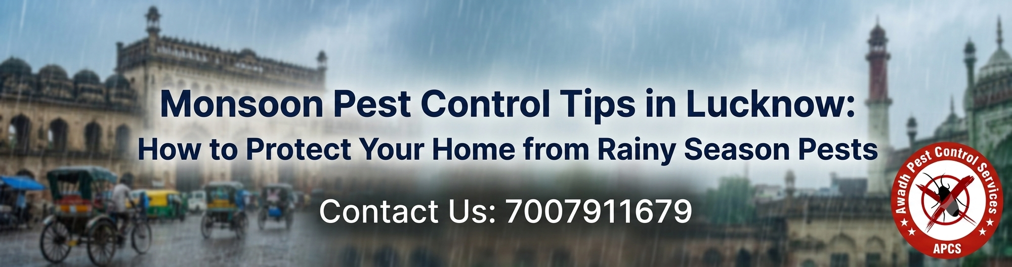 Monsoon Pest Control Tips in Lucknow: Ghar Ko Barsaat Ke Pests Se Kaise Bachaye